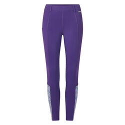 Kerrits Kids' Thermo Tech Full Leg Tight - Huckleberry/Iris Starlight