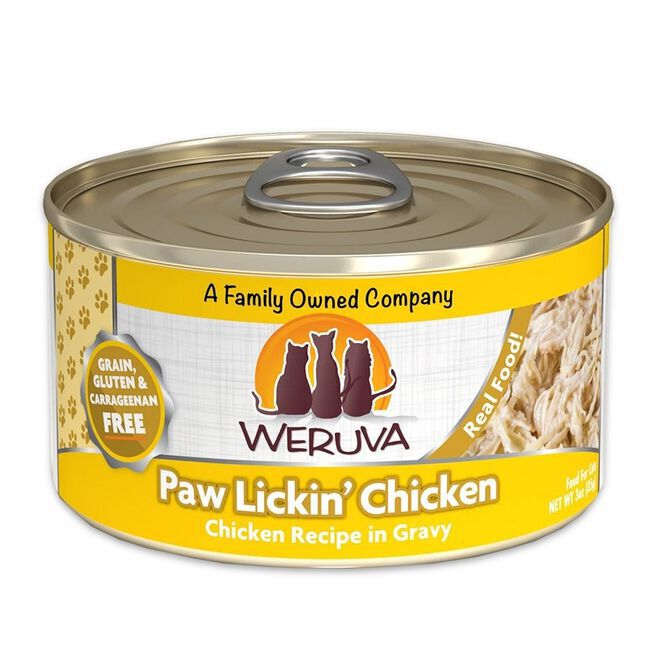 Weruva Classic Cat Food - Paw Lickin' Chicken Recipe in Gravy image number null