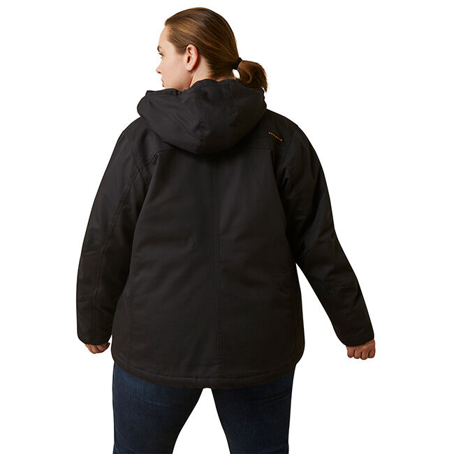 Ariat Women's Rebar DuraCanvas Insulated Jacket - Black image number null