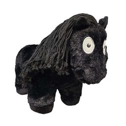 Crafty Ponies Pony & Book - Black with Black Mane