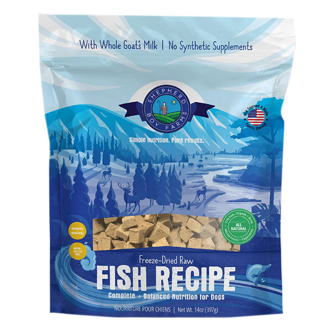 Shepherd Boy Farms Freeze-Dried Raw Dog Food - Fish Recipe - 14 oz image number null