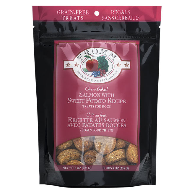 Fromm Four-Star Dog Treats - Salmon with Sweet Potato - 8 oz image number null