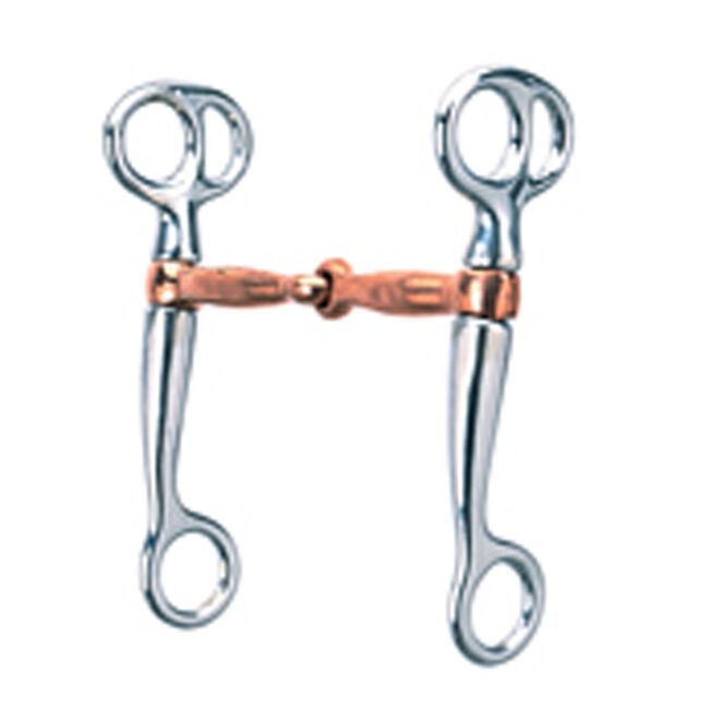 Weaver Tom Thumb Copper Mouth Snaffle Bit image number null