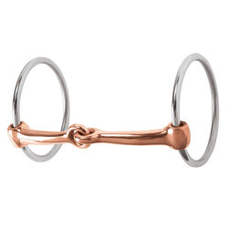 Weaver Professional Copper Mouth Loose Ring Snaffle Bit
