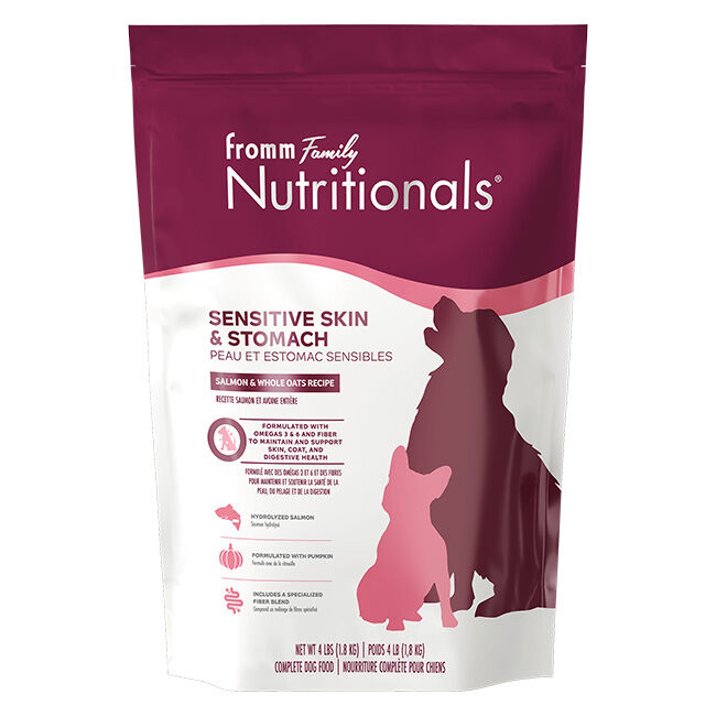 Fromm Nutritionals Sensitive Skin & Stomach Dog Food - Salmon & Whole Oats Recipe image number null
