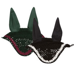 Horse Fare Two-Tone Crochet Ear Net