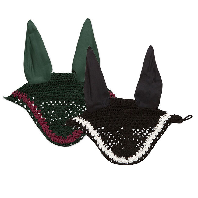 Horse Fare Two-Tone Crochet Ear Net image number null