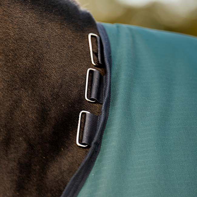 Horseware Amigo Ripstop 900D Turnout (100g Light) - Dynasty Green/Navy/Silver image number null