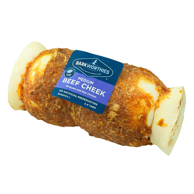Barkworthies Beef Cheek Wrapped with Real Chicken image number null