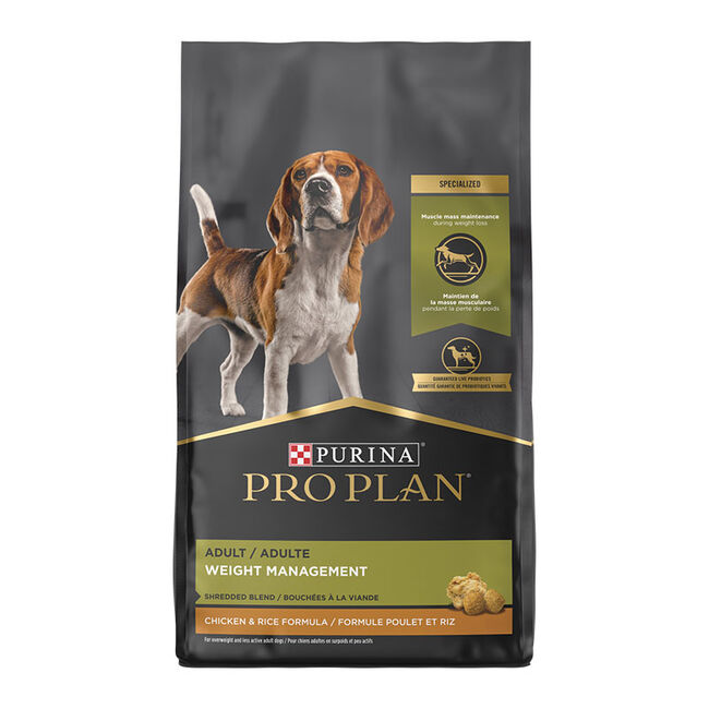 Purina Pro Plan Savor Shredded Blend Weight Management Dry Dog Food - 34lb image number null