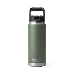 YETI Rambler 26 oz Bottle with Straw Cap - Camp Green