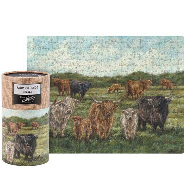 Primitives by Kathy Puzzle - Highland Cows image number null