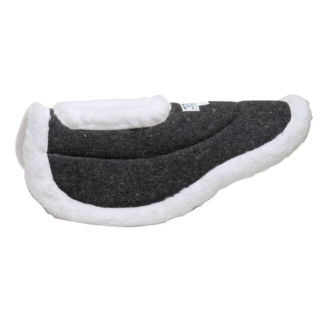 Diamond Wool Sure Seat Half Pad - Black image number null