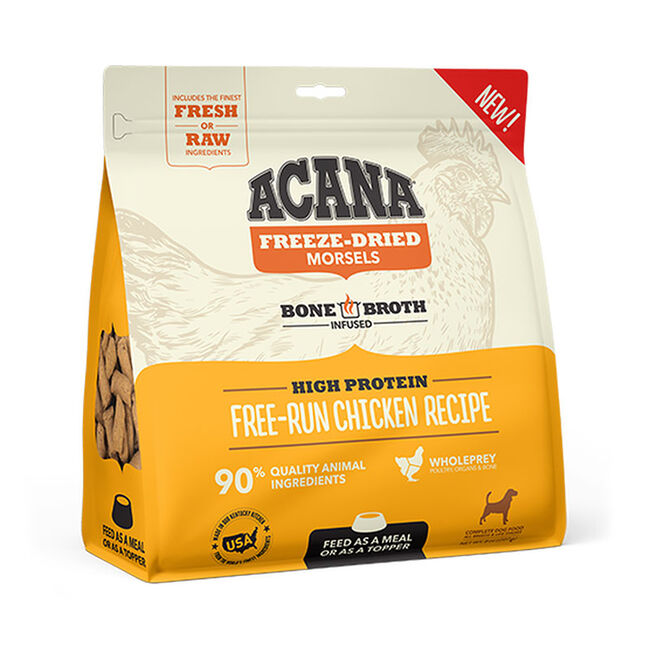 ACANA Freeze-Dried Dog Food Morsels - Free-Run Chicken image number null