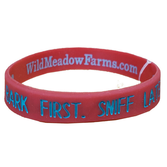 Wild Meadow Farms Fur Baby Bands "Bark First. Sniff Later." image number null