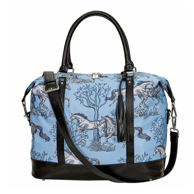 AWST Lila Blue Toile Tote Bag  image number null