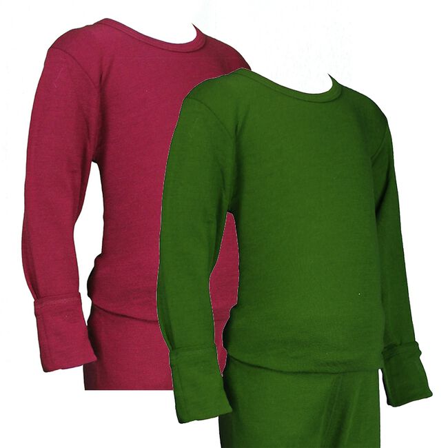 Hocosa Kids' Wool/Silk Long Sleeve Shirt image number null