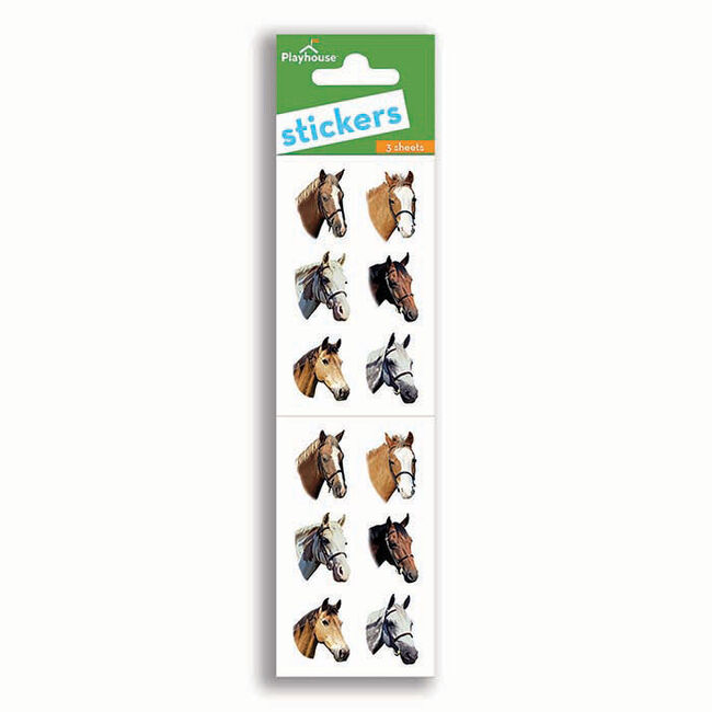 Kelley and Company Sticker Sheet - Horse Heads image number null