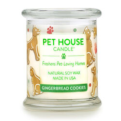 Pet House Candle Jar - Gingerbread Cookies