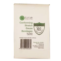 America's Acres Conforming Stretch Gauze Bandages 12 Pack