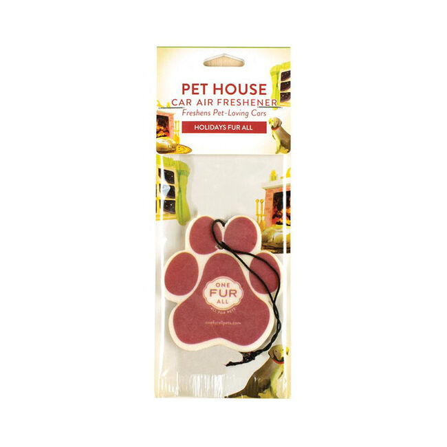 Pet House Candle Holidays Fur All Car Air Freshener image number null