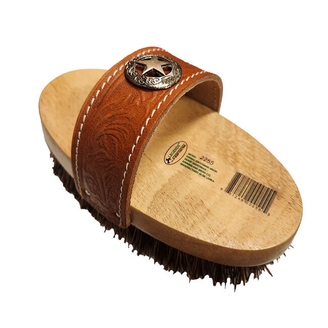 Legends Cowboy Palmyra Fiber Western-Style Oval Mud Brush - Small image number null