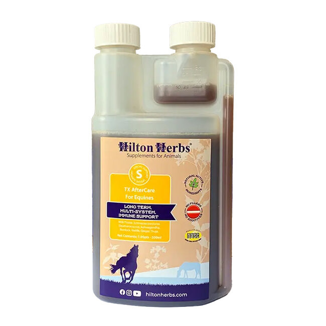 Hilton Herbs TX AfterCare for Equines - Long Term, Multi-System Immune Support - 1.05 Pint image number null