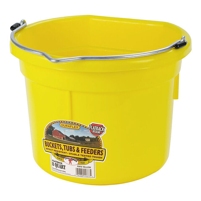 Little Giant DuraFlex Flatback Bucket - 8-Quart Capacity image number null