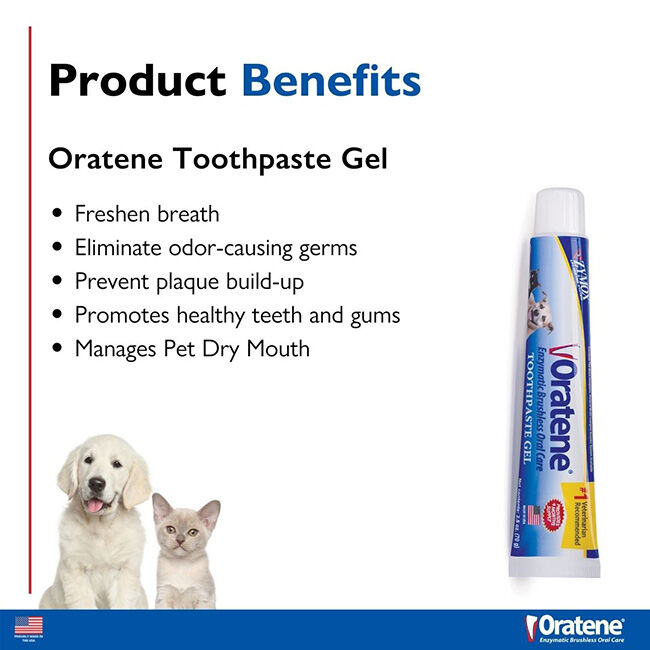 ZYMOX Oratene Enzymatic Brushless Toothpaste Gel - 2.5 oz image number null