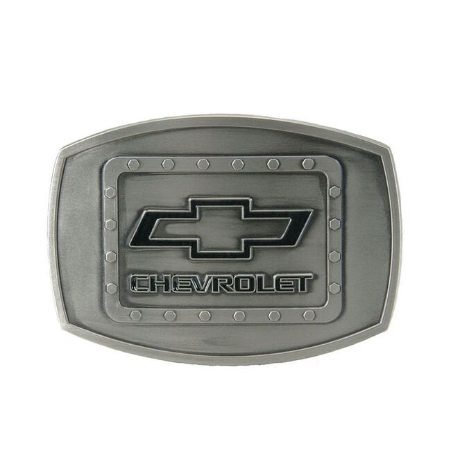Western Express Chevy Riveted Buckle - 3-1/2 x 2-1/2 image number null