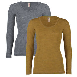 Engel Women's 100% Wool Long-Sleeve Shirt