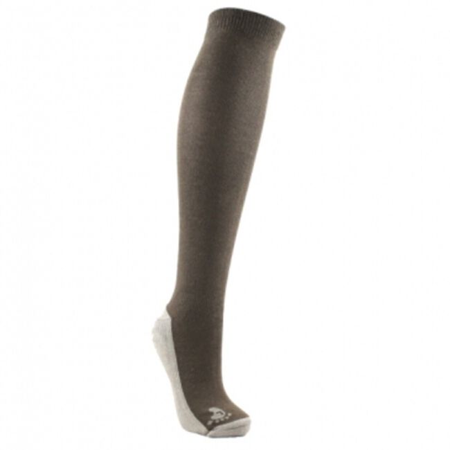Woof Wear Long Bamboo Riding Socks - Chocolate image number null