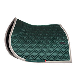 B Vertigo Evolve Jumping Saddle Pad with Anti-Slip Cushion - Jungle Green