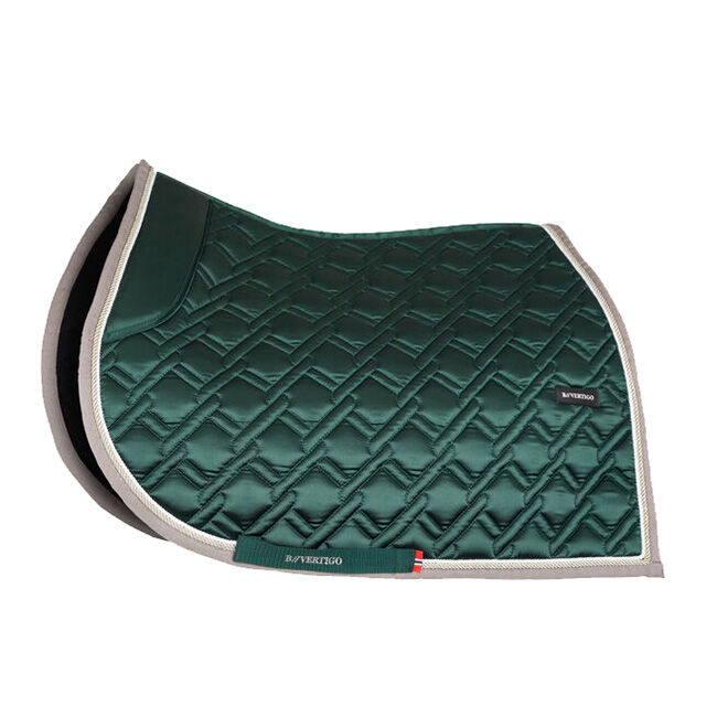 B Vertigo Evolve Jumping Saddle Pad with Anti-Slip Cushion - Jungle Green image number null