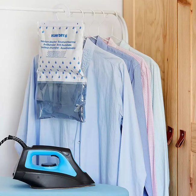 HUMYDRY Moisture Absorber Hanging Bags - Unscented - 15.9 oz - 3-Pack image number null