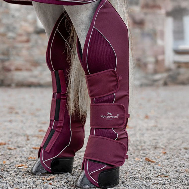 Horseware Signature Travel Boots - Burgundy image number null