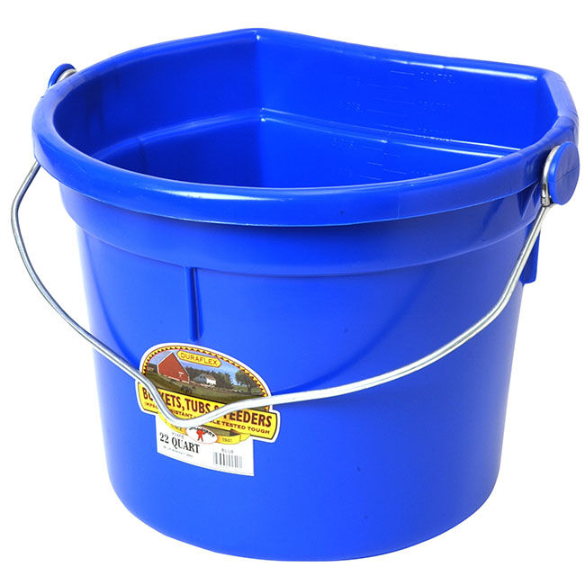 Little Giant DuraFlex Flatback Bucket - 22-Quart Capacity image number null