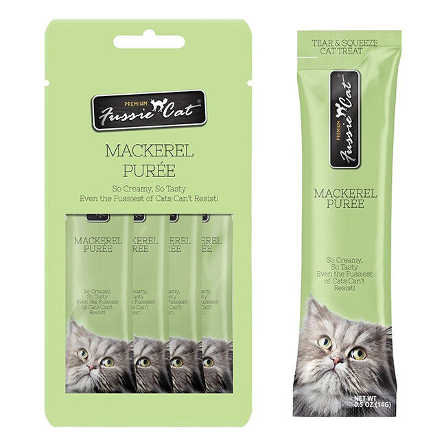 Fussie Cat Puree Mackerel - 4 Count image number null