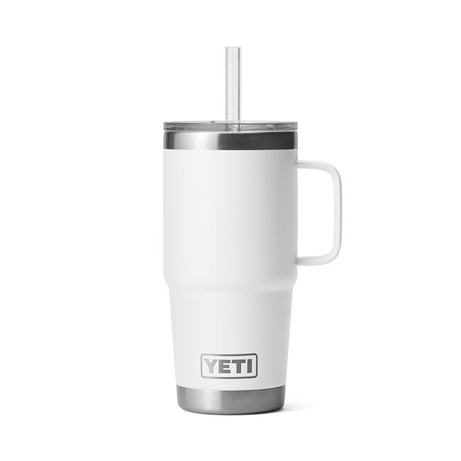 YETI Rambler 25 oz Mug with Straw Lid - White image number null