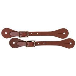 Weaver Equine Women's Single-Ply Spur Straps - Rich Brown