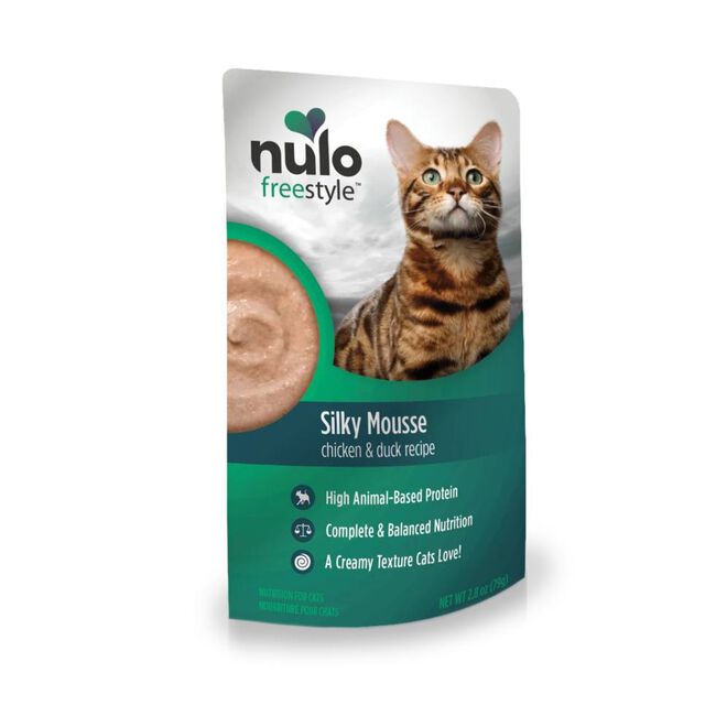 Nulo FreeStyle Silky Mousse for Cats - Chicken & Duck Recipe - 2.8 oz image number null