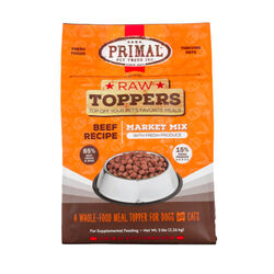 Primal Raw Frozen Market Mix Topper - Beef - 5 lb