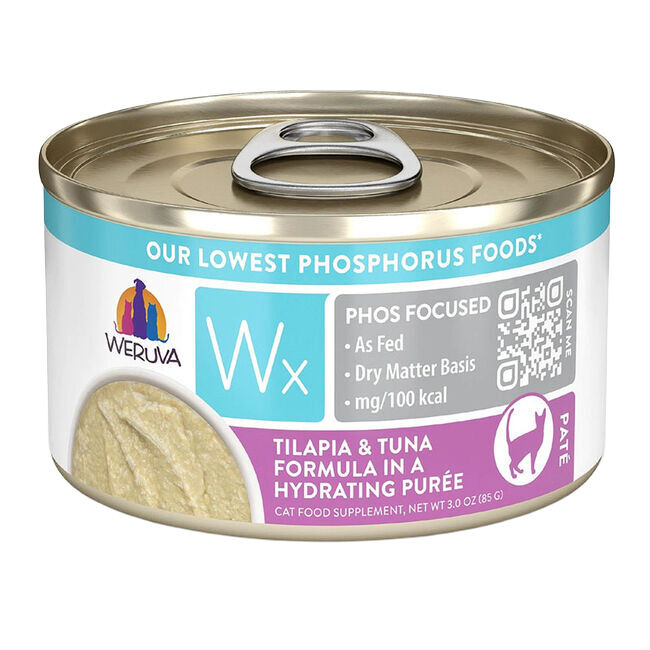 Weruva Wx Low Phosphorus Cat Food - Tilapia & Tuna in a Hydrating Puree image number null