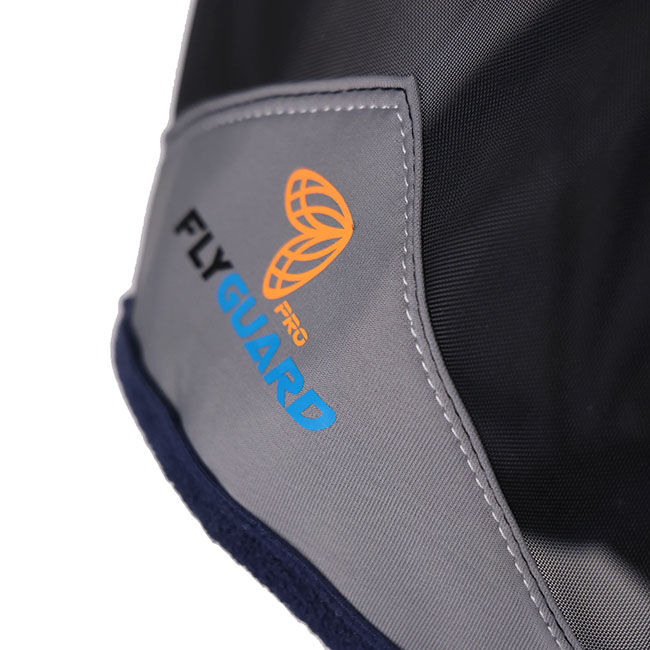 Shires FlyGuard Pro Fine Mesh Fly Mask with Ears & Open Forelock - Navy image number null