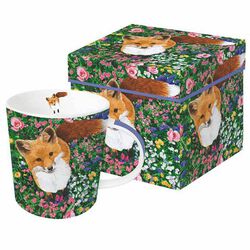 GT Reid Fox in Flowers Mug Gift Box