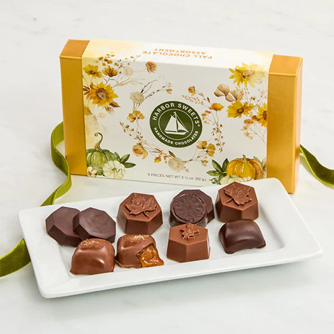 Harbor Sweets Dark Horse Chocolates Fall Harvest - 9 Pieces image number null