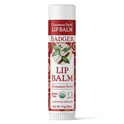 Badger Holiday Jumbo Lip Balm - Cinnamon Swirl - 0.6 oz