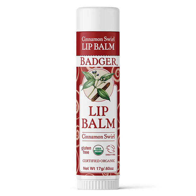 Badger Holiday Jumbo Lip Balm - Cinnamon Swirl  image number null