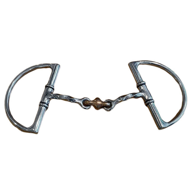 Anademi Cork Twist Copper Lozenge D-Ring Bit The Cheshire Horse