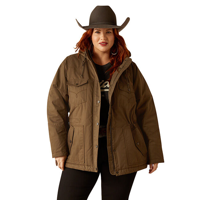 Ariat Women's Grizzly 2.0 Parka - Banyan Bark - Closeout image number null
